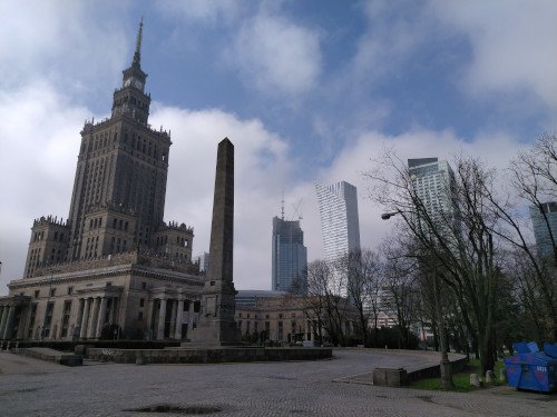 Палац культури і науки - центр міста Варшава